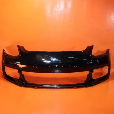 PORSCHE PANAMERA FRONT BUMPER 2017 2018 2019 2020 971 807 221 FFF BLACK OEM - Image 1 of 4
