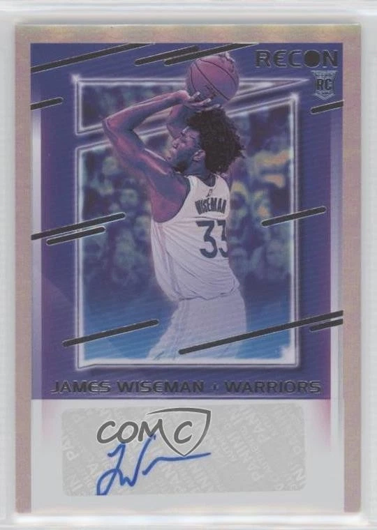 2020-21 Panini Recon Rookie Recon Signatures James Wiseman #RRS-JWS Auto RC - Image 1 of 2