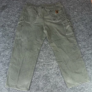Carhartt B136 USA Herren 38 x 30 grau Duck Doppelknie Arbeit Utility Hose - Bild 1 von 9