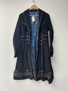 Dr Doctor Who  Coat Tardis Long  Corduroy Coat Hot Topic Exclusive Women's Large - Picture 1 of 9