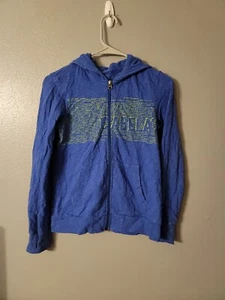 Cabela's Blue Full Zip Women's Hoodie Size M 100% Cotton  - Picture 1 of 4