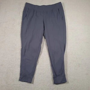 Champion Sweatpants Women's 2XL Fleece Lined Grey Joggers Athlrtic Pockets  - Picture 1 of 13