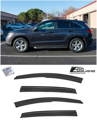 EOS Visors For 13-18 Acura RDX JDM Mugen Side Vent Window Visor Rain Guards - Image 1 of 4