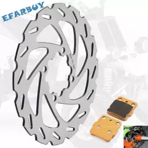 Rear Brake Disc Rotor Pads for Yamaha Raptor 660 660R YFM660R 01-05 Banshee 350 - Picture 1 of 16
