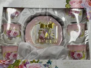 EW’s Kitchenware Turkish Coffee Cups Set of 6 Espresso Cups with Saucers - Picture 1 of 7