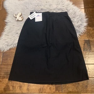 DSCP Quarterdeck Collection Military Black Uniform Skirt Size 16WR Women New - Picture 1 of 5