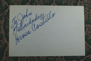 Diosa Costello - CINE MEXICANO - Miss Sadie Thompson - Autografiado 1964 - Imagen 1 de 2