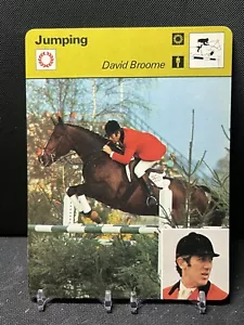 Sportscaster Show Jumping Card “David Broome” 1978 Lausanne 03 005 26-12 - Picture 1 of 2