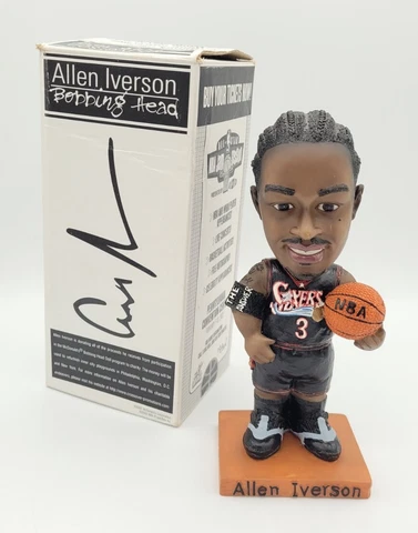 2002 McDonalds Allen Iverson NBA Bobble Head PHILADELPHIA 76ERS SIXERS BLACK Cover