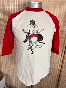 Mardi Gras 1978 Fat Tuesday Seattle Pioneer Square Tshirt ~ Very Nice 42-44 - Picture 1 of 13
