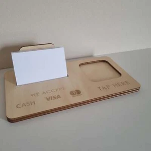 Square reader holder and business card holder - Picture 1 of 10