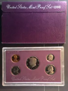 1990-S United States Mint Proof Set - All Original in OGP - Picture 1 of 6