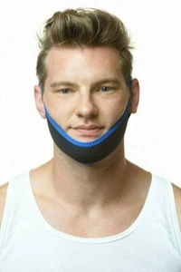 Adjustable Anti-Snore Chin Strap SnoreDoc (SN-003 V2) 77cm Blue - Picture 1 of 10