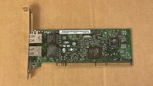 IBM Intel 2-Port 10/100/1000 Base-TX Ethernet Adapter PCI-x FH Bracket 00P6131 - Picture 1 of 6