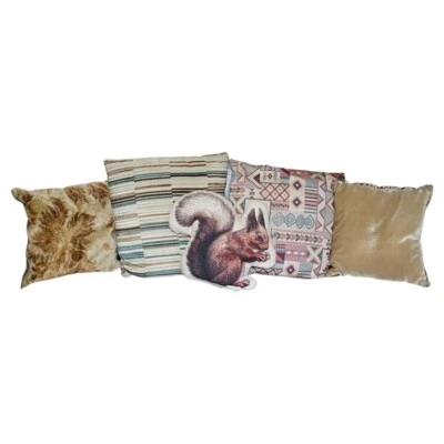 SUITE DE CINCO ALMOFADAS MISTAS DE SOFÁ E POLTRONA PARA AQUELA VIBRAÇÃO MISTA DE AMIGOS! - Imagem 1 de 4