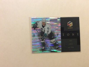 1999-00 HOLOGRFX IMPACT ZONE PAUL KARIYA CARD I25   H101430