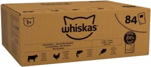 whiskas 1+ Adult Mixed Selection in Jelly 84 Pouches, Adult Wet Cat Food - Picture 1 of 6