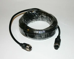 Cable impermeable de 5 metros con video, audio y 12 V de alimentación... conectores de 4 pines - Imagen 1 de 3