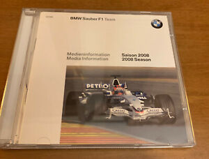 CD Media Informations 2008 BMW Sauber Formula 1 collezione introvabile originale