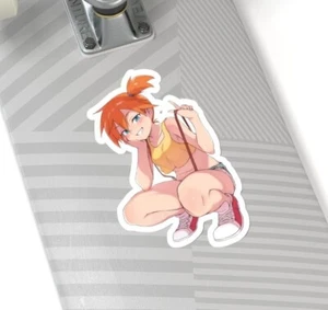 Waifu Girl Misty Kiss-Cut Sticker Hentai Ecchi Manga Japanese Anime Vinyl Decal - Picture 1 of 20