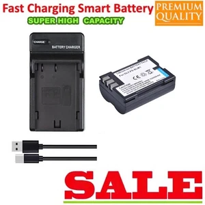 2000mAh Battery + USB Led Charger For Olympus EVOLT E-300 E-330 E-500 E-510 - Picture 1 of 7