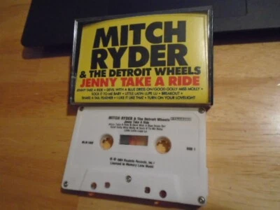 RARE OOP Mitch Ryder & Detroit Wheels CASSETTE TAPE Jenny Take a Ride devil sock - Image 1 of 2