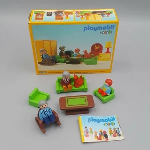 1990 Vintage Playmobil 123 Wohnzimmer Set 6610 OVP West Deutschland Germany - Picture 1 of 12