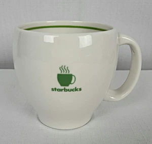 Starbucks 2003 Barista Abbey Kaffeebecher grün Dampfbecher Logo Tee 12 oz - Bild 1 von 11