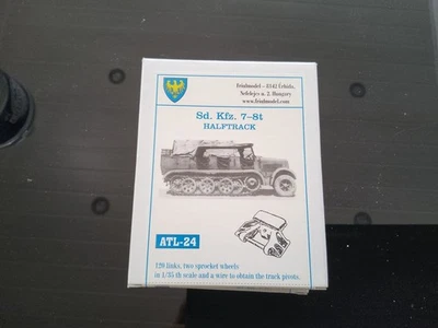 CHENILLES METAL  POUR  SD.KFZ. 7-8T HALFTRACK   1/35 - Photo 1/3