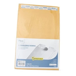 Press It-Seal-It Envelopes (MEA76080), Kraft, 9 x 12 Inches - Picture 1 of 3