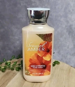 Bath & Body Works Sensual Amber Shea & Vitamin E Lotion 8 Fl Oz Discontinued NEW - Picture 1 of 6