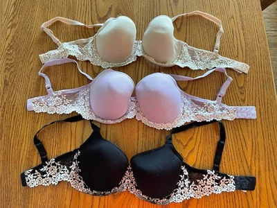 Комплект из 3 бюстгальтеров пуш-ап Wacoal 34D/34C - Изображение 1 из 4