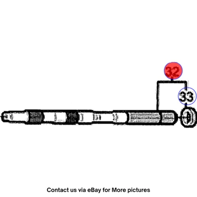 2009 Chevrolet LuminaS Automatic Transmission Output Shaft Used OEM 08683817 - Image 1 of 4