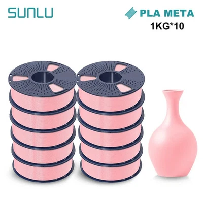 Filamento de impresora 3D PLA de alta velocidad/PLA meta 10 kg 1 kg/rollo 1,75 mm+/-0,02 mm Foto 1 de 4