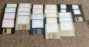 Joblot of AMIGA Floppy Disk Collection - bundle all checked  - Afbeelding 1 van 3