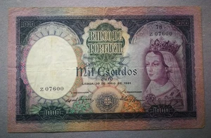 Portugal 1000 Escudos 1961 ss - Bild 1 von 2