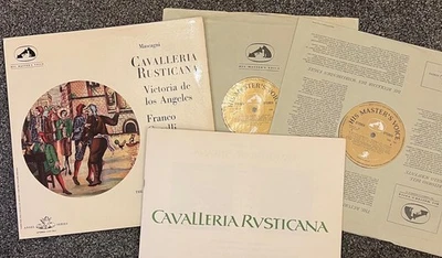 SAN 108-9 W/g ED1 Mascagni Cavalleria Rusticana Santini Rome Opera STEREO 2 LP - Image 1 of 4