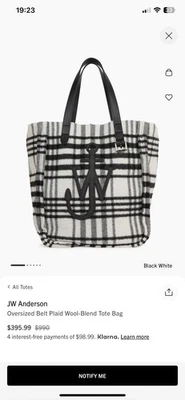 JW Anderson Oversized Tote Bag - Image 1 of 4