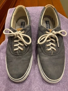 SPERRY MEN'S TOP SIDER STRIPER SALT WASHED CVO SNEAKER SIZE 10 - Picture 1 of 5