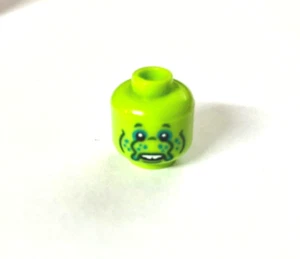 1x LEGO® Kopf Alien Tentakel blaue Punkte  3626cpb3327 NEU Lime Hell Grün - Picture 1 of 1