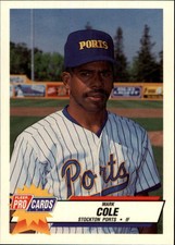 1993 Stockton Ports Fleer/ProCards #749 Mark Cole