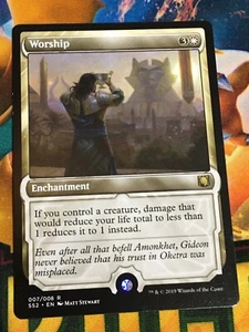 C5428 MAGIC MTG SIGNATURE SPELLBOOK GIDEON ANBETUNG #007 LP RARE - Bild 1 von 12