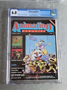 Revista de animación #1 - CGC 6.0 - 1987⚡LOS SIMPSON⚡ 1ª aparición en portada 👻👻👻 - Imagen 1 de 3