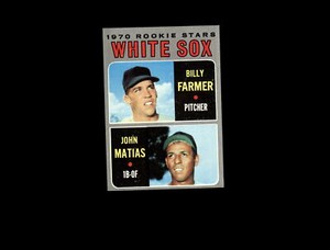 1970 Topps 444 Rookie Stars Billy Farmer/John Matias RC EX-MT #D1,189297
