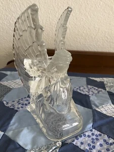 Boxed House of Lloyd Glass Angel w/ Tealight 1989 Kneeling in Prayer - Picture 1 of 7