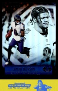2021 Panini Illusions Lamar Jackson card #38 Baltimore Ravens - Picture 1 of 2