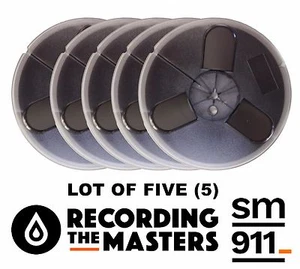 LOT OF(5) SM911 RTM PYRAL RMG RMGI TAPE REEL TO REEL 1/4" X 1200' 7" PLASTIC NEW - Picture 1 of 5