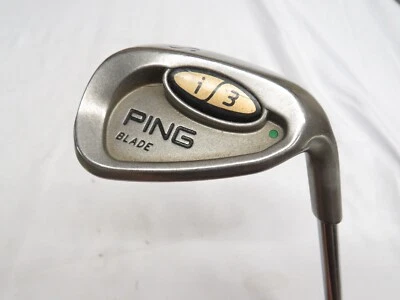 Used Ping i3 Blade Green Dot Sand Wedge Cushin Z-Z65 Stiff Flex Steel Shaft - Image 1 of 4