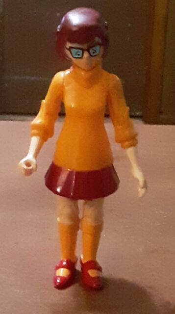 4.5 Velma Dinkley Scooby Doo Thinkway Action Figure Articulated Loose