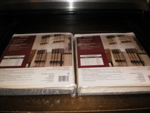 Draperie taupe 52 B x 84 L transparent 2 Paneele - Bild 1 von 1